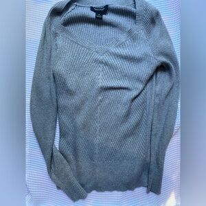 Elegant Silver and Sparkly WHBM Sweater
